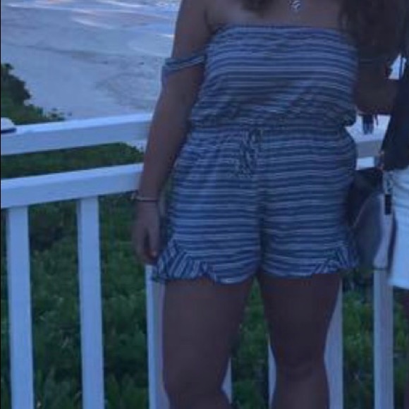 Striped romper - Picture 2 of 2
